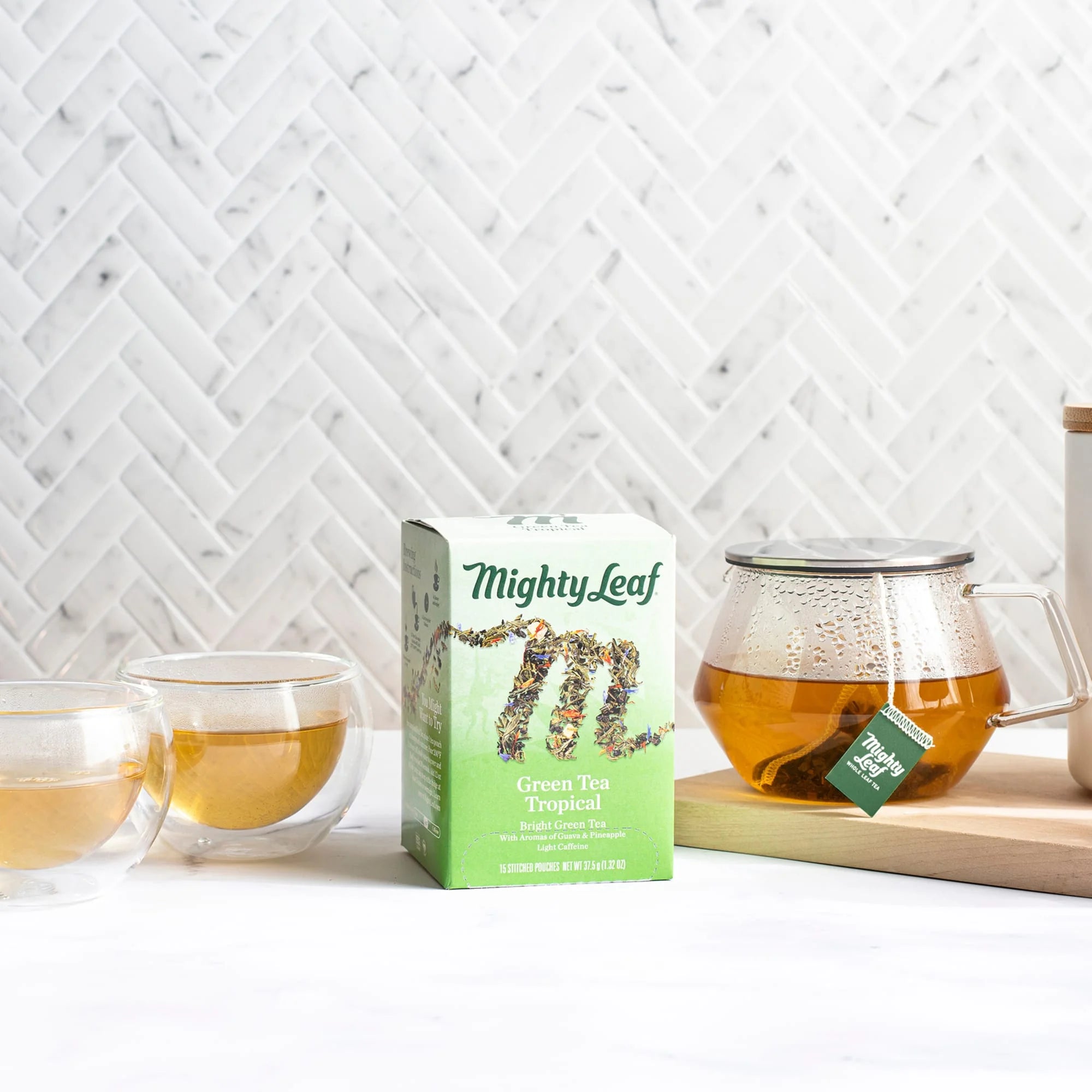 Green Tea Tropical, Green Tea, 15 Tea Bags