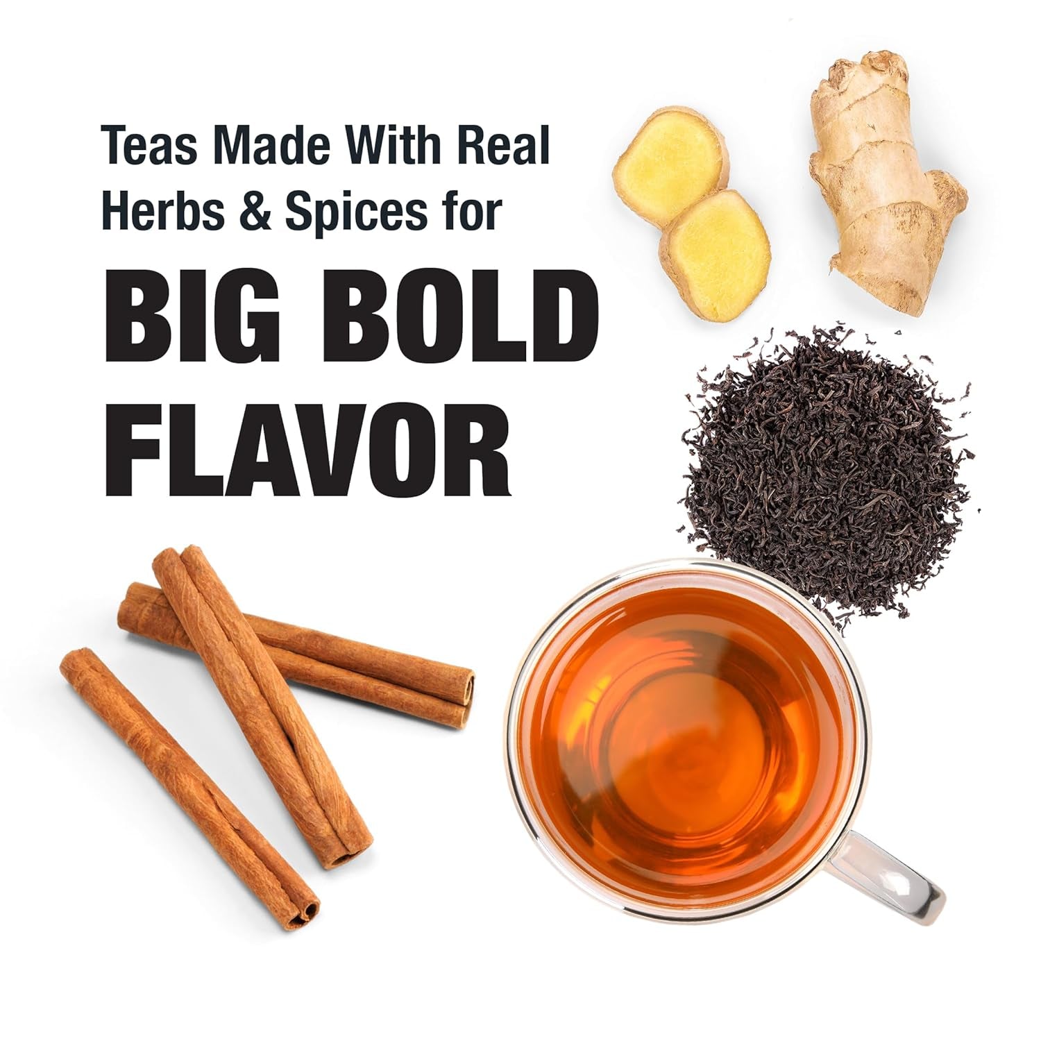 - Black Tea Starter Kit, Loose Leaf, Premium Black Gift Set, High Caffeinated, Make Hot or Iced, Variety Pack with 3 Samplers & 100 Disposable Filters