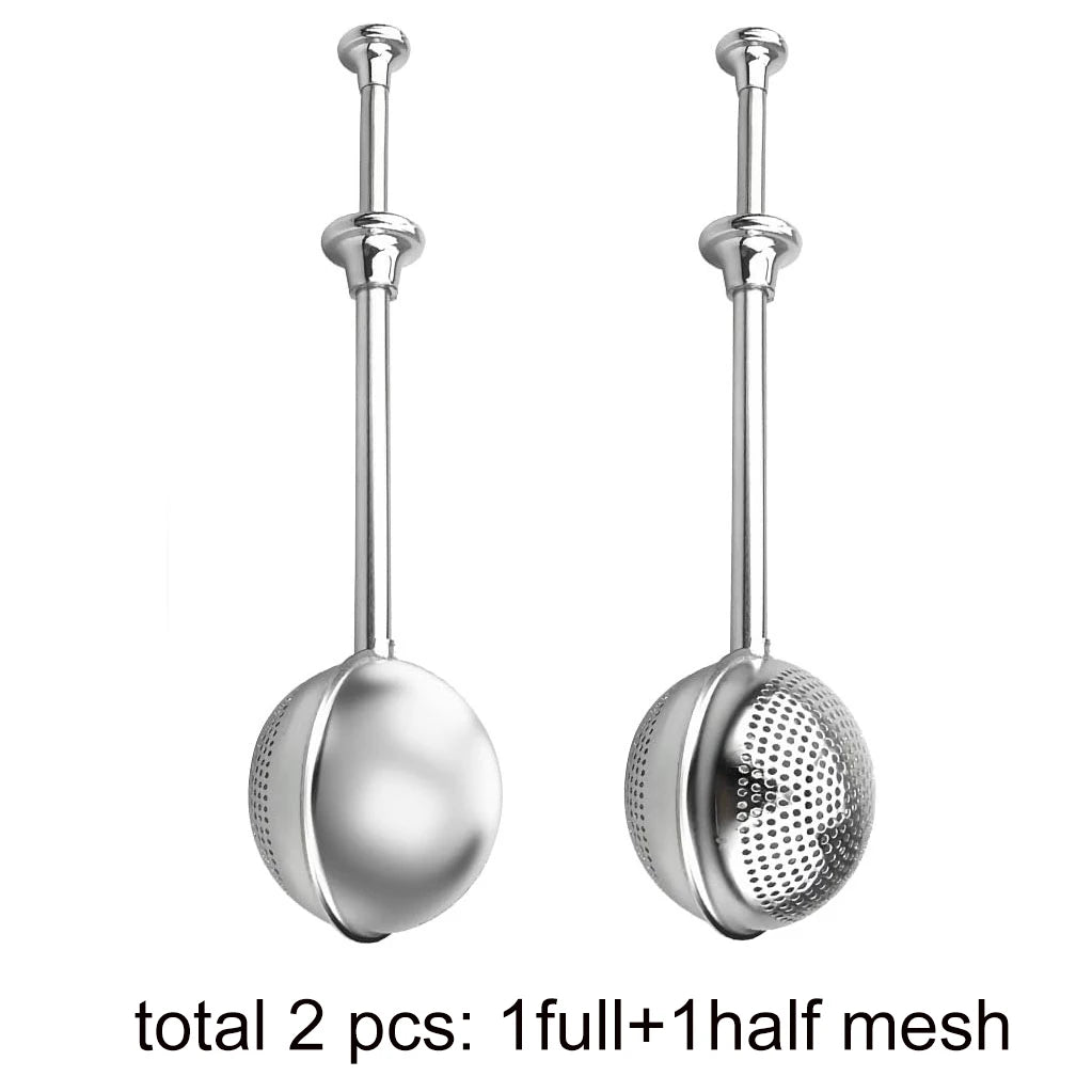 2 Pcs Tea Ball Strainers for Loose Leaf Tea, Stainless Steel Tea Infuser, Mesh Tea Filter Tea Steeper for Brew Tea
