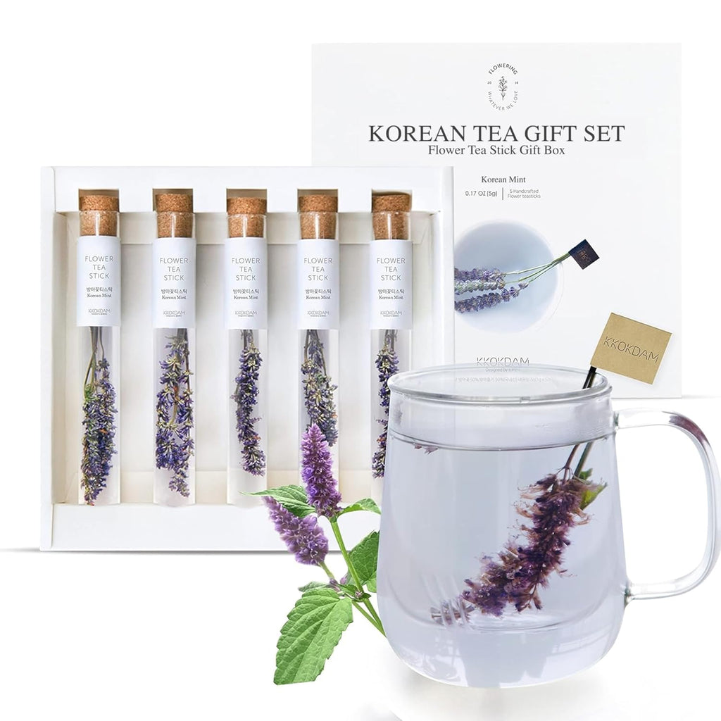 Premium Flower Tea Stick Collection (Single Korean Mint (5 Sticks))