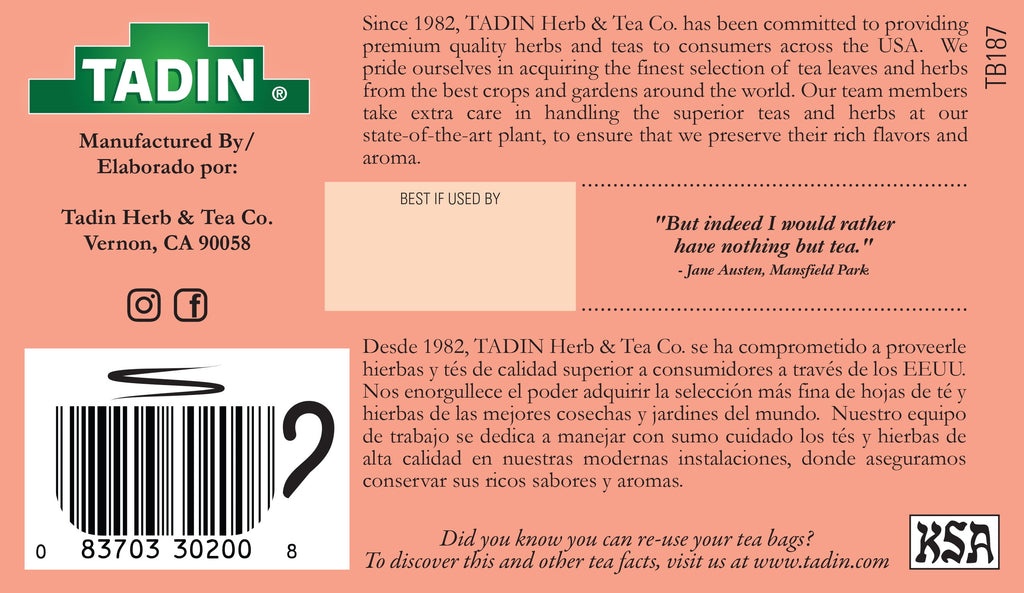 Hibiscus Tea, Herbal Tea, Caffeine-Free Tea, Herbal Tea Bags, 24 Count, Pack of 1