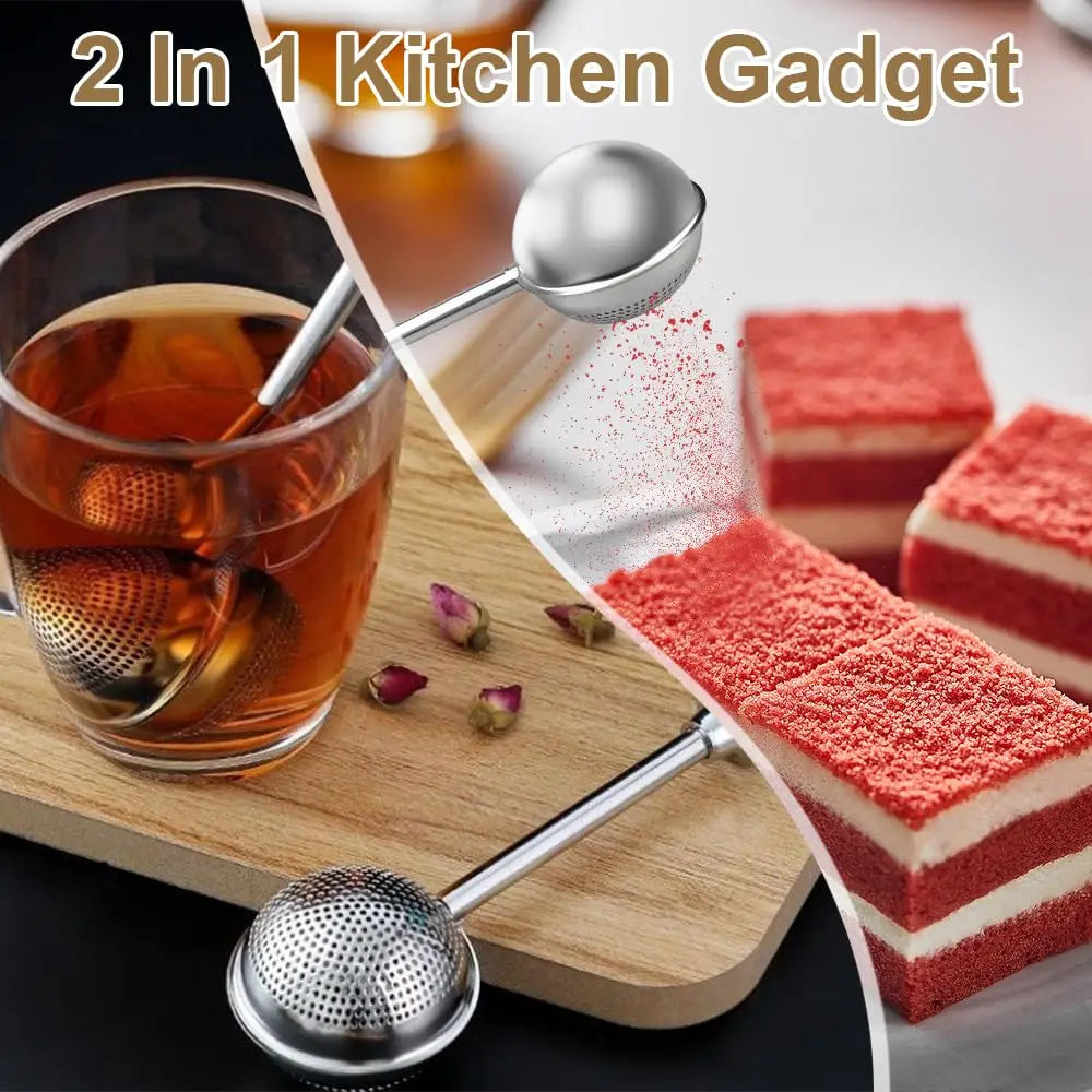 2 Pcs Tea Ball Strainers for Loose Leaf Tea, Stainless Steel Tea Infuser, Mesh Tea Filter Tea Steeper for Brew Tea