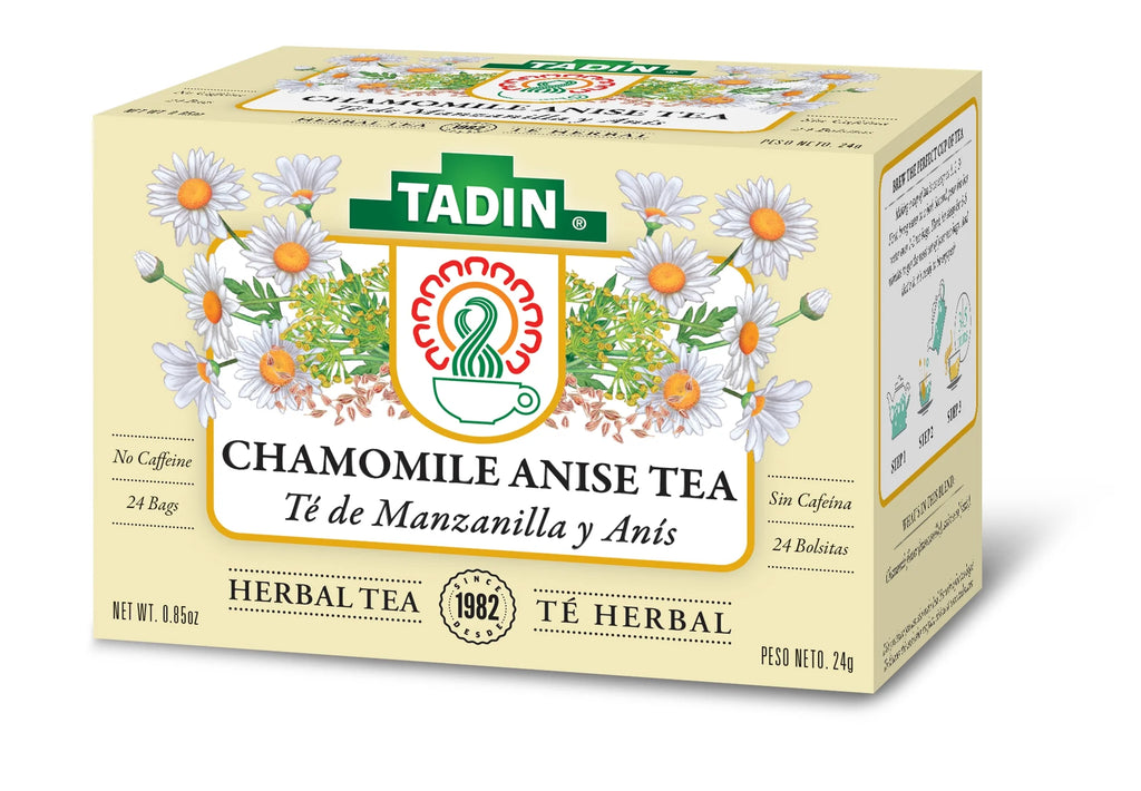Chamomile Tea with Anise, Herbal Tea, Caffeine-Free Tea, Herbal Tea Bags, 24 Count, Pack of 1