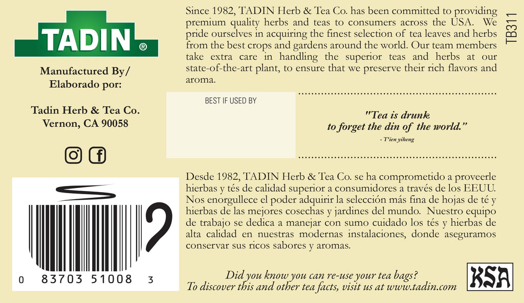 Chamomile Tea with Anise, Herbal Tea, Caffeine-Free Tea, Herbal Tea Bags, 24 Count, Pack of 1